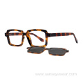 Men TR90 Magnetic UV400 Polarized Clip On Sunglasses